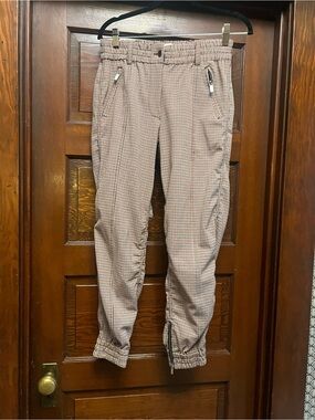 Women’s Checked Jogger Zipped Pant
